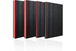 CMENINCY Tool Box Foam 4 Pcs 16 x 12 x 2 Inch + 16 x 12 x 1 Inch, Polyethylene Tool Foam Inserts for Cases, for Organizer Cases Drawer Liner, Camera Toolbox and Storage Shadow ﻿ ﻿ ﻿