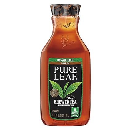 Pure Leaf Iced Tea Unsweetened Black Tea 59 Oz Amazon Com Grocery Gourmet Food