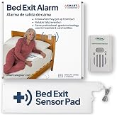 Smart Caregiver Bed Alarm for Elderly Adults, Alerts You When They Get Up | Fall prevention system, weight-sensing pad, incontinence resistant, battery included, USA Company and Customer Service