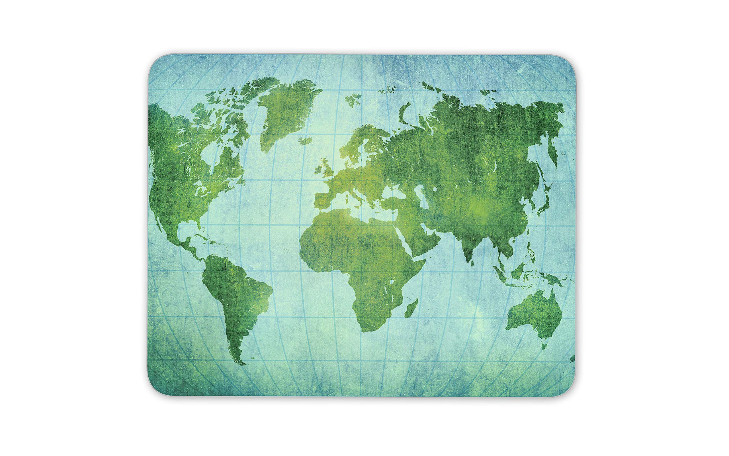 Destination Vinyl Ltd Vintage World Map Mouse Mat Pad - Geography Student Teacher Computer #15222