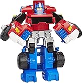 Transformers Playskool Heroes Rescue Bots Optimus Prime, 4.5-Inch Action Figure, Kids Converting Robot Toy, Ages 3+ (Amazon Exclusive)
