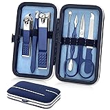 Aceoce Travel Manicure Set Mens Grooming Kit