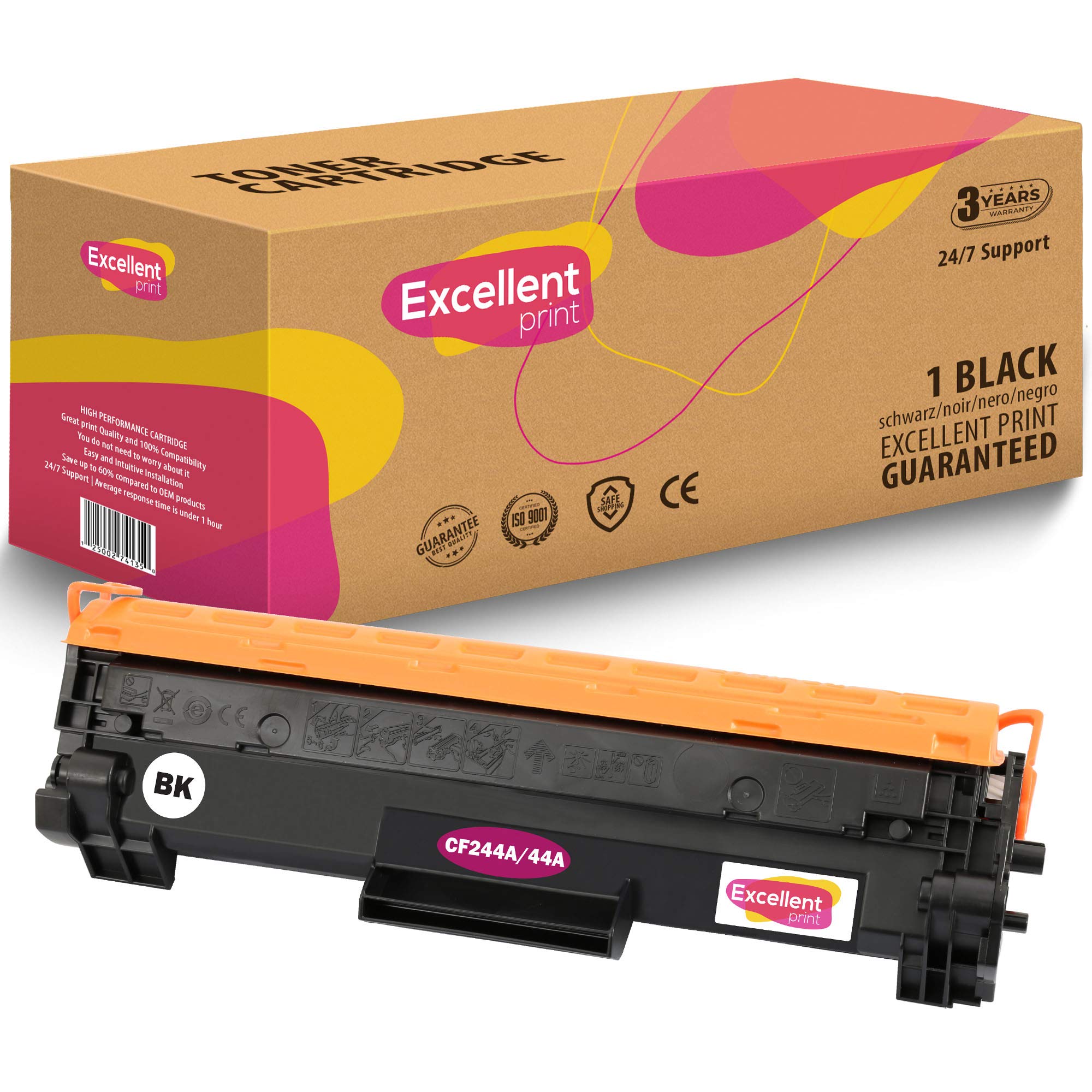 Excellent Print CF244A 44A Compatible Toner cartridge for HP LaserJet Pro MFP M15 M16 M28