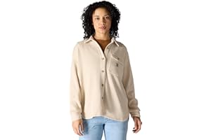 Carhartt Women's Oversized-fit Heavyweight Waffle Knit Shirt