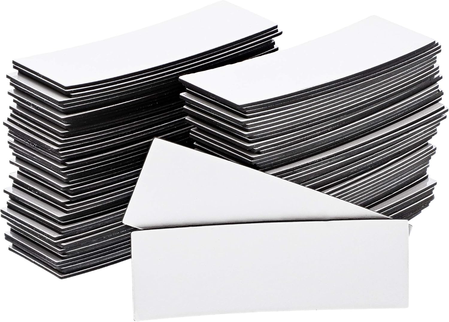 Juvale Magnetic Dry Erase Labels 100 Pack Rewritable Name Plate 