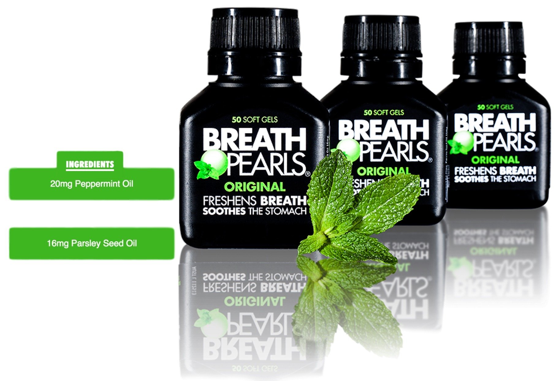 Breath Pearls Original Freshens Breath (50 softgels) Buy Online in