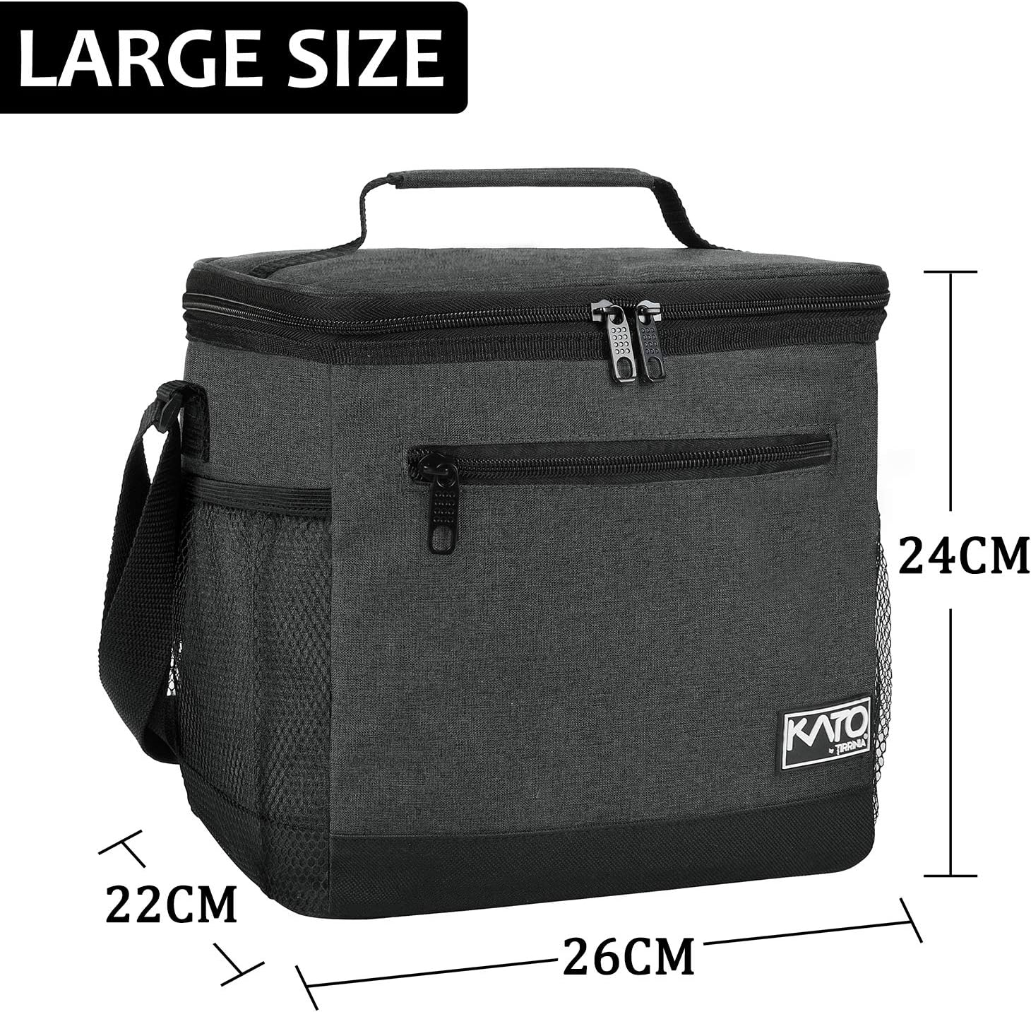 Kato Tirrinia Insulated Lunch Bag 10.5L(20 Cans) - Image 3