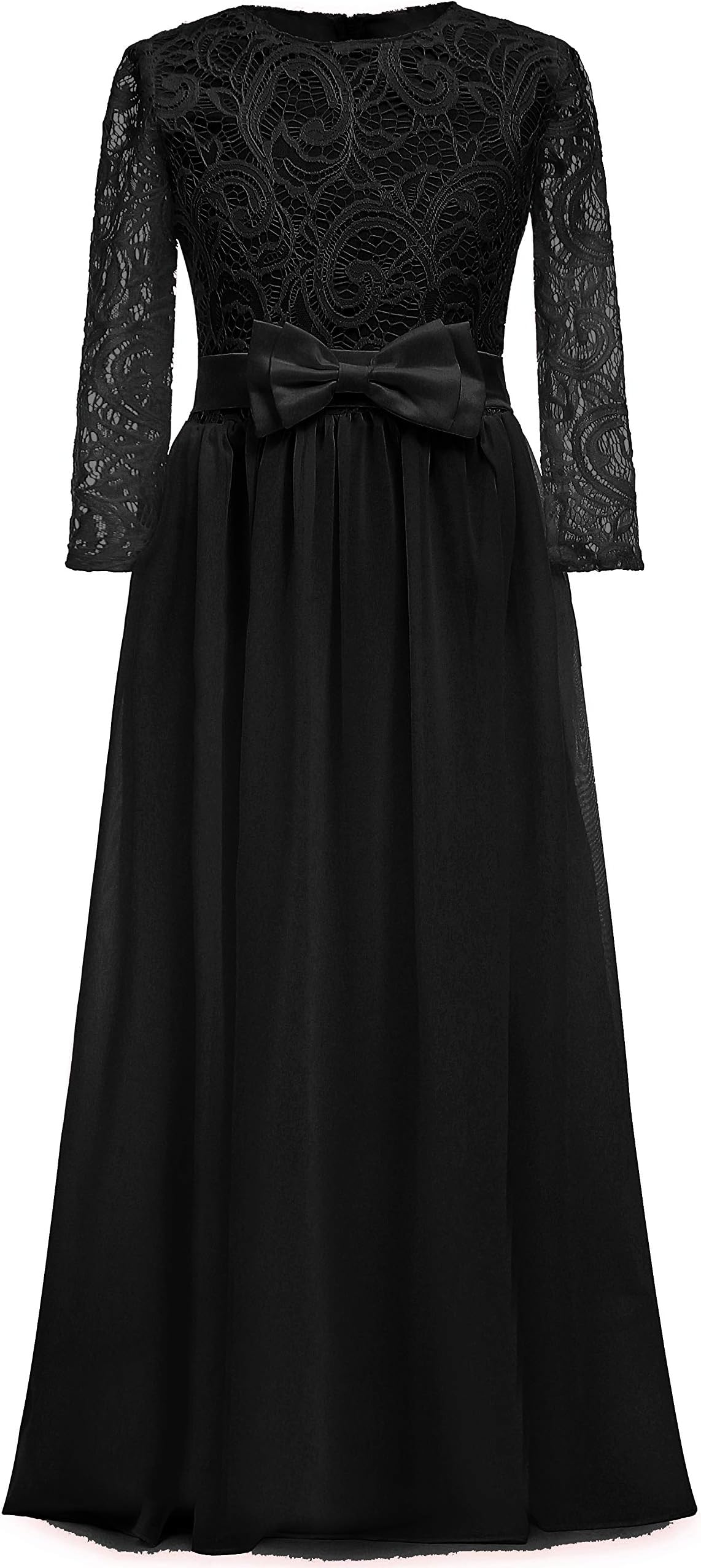 Vintage Boho Chiffon A-line Flower Girl Dress