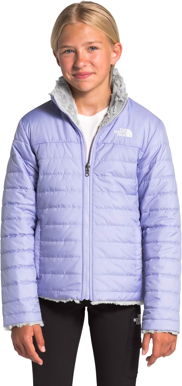 The North Face Girls' Reversible Mossbud Swirl Jacket: Clothing