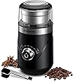 SHARDOR Adjustable Coffee Grinder Electric, Spice Grinder, Coffee Bean Grinder, Espresso Grinder with 1 Removable Stainless Steel Bowl, Black