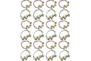 Tigerdoe Jingle Bell Bracelet Bulk - Christmas Party Favors - Holiday Party Supplies - (24 Pack)