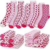 Berlune 10 Pairs Socks for Women Cozy Fuzzy Thick Warm Sleep Winter Soft Socks Mother's Day Birthday Gift for Women Mom