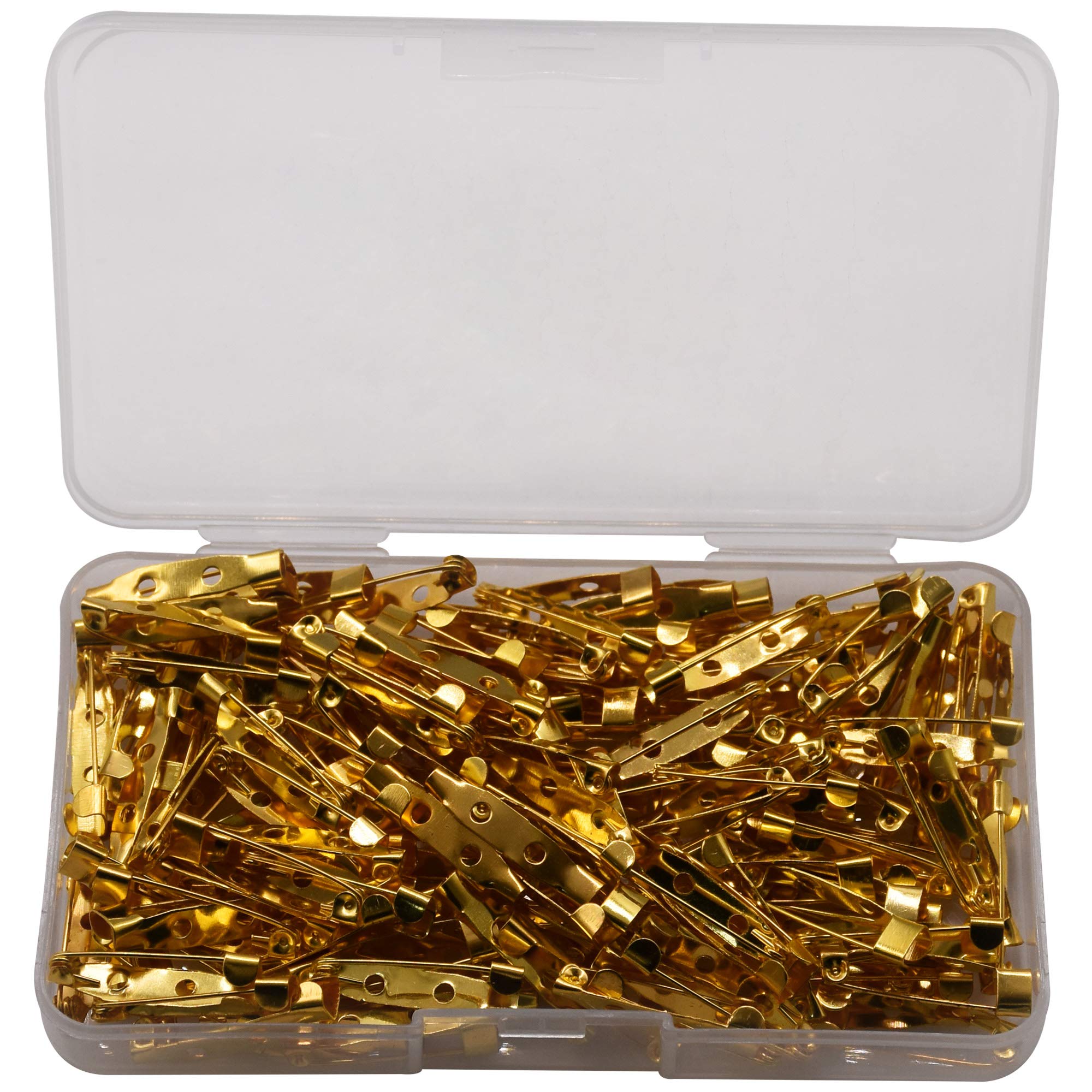 YOFASEN Safety Pins - Metal Pins Strong Knitting Holder Extra Pins for Jewelry Crafts,3cm (150pcs)