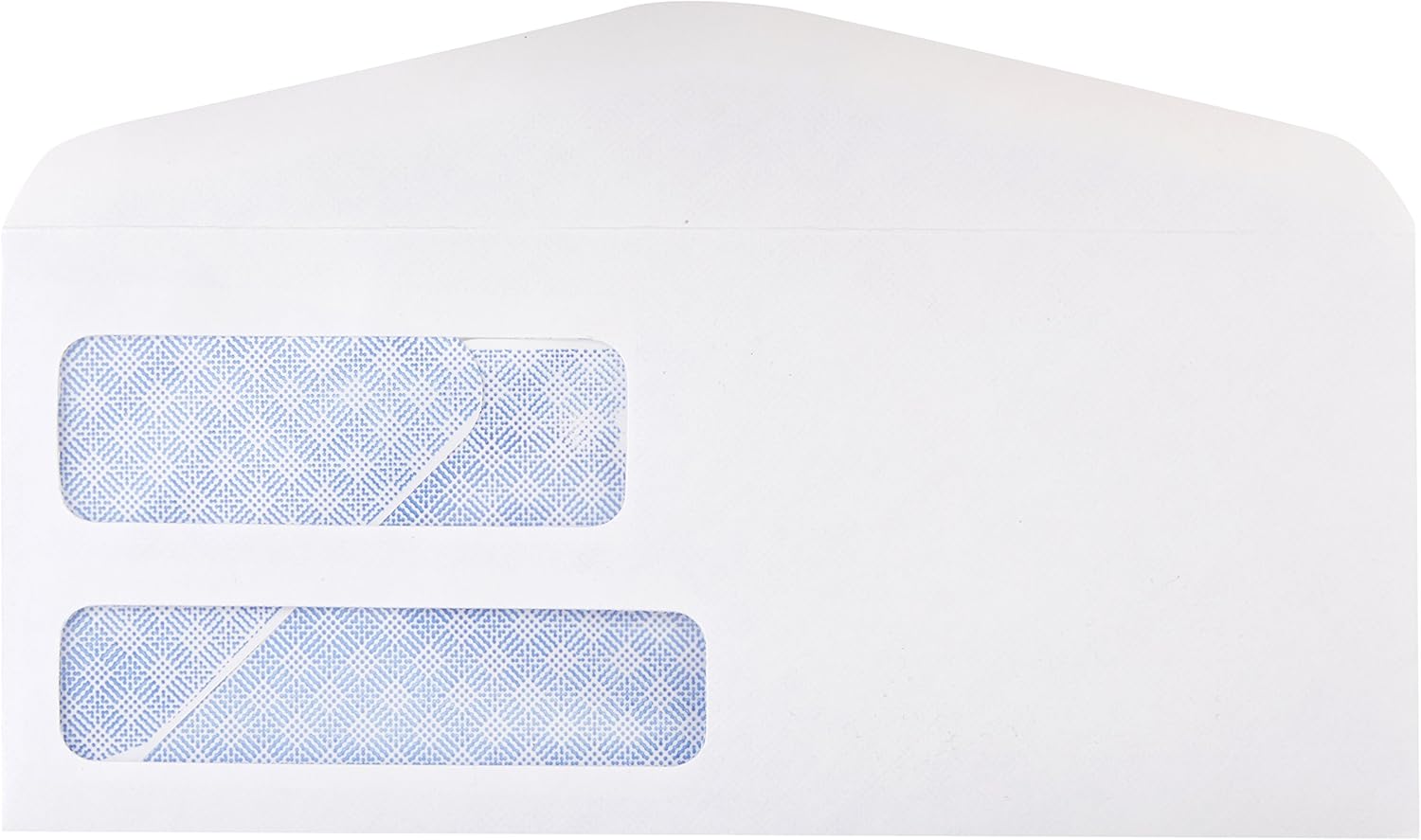 Basics #9 Double Window Security Tinted Envelopes, White, 500 ct : Office Products