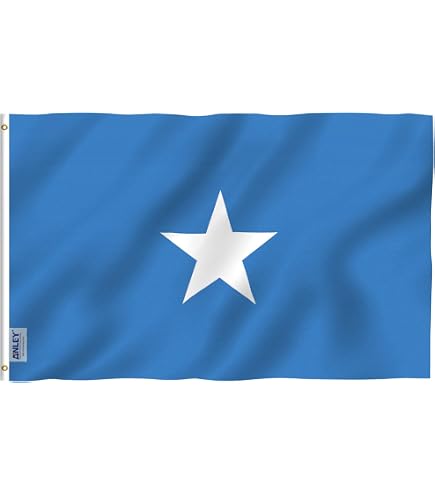 Amazon.com : Somalia Flag 18'' x 12'' - Somali flags 30 x 45cm