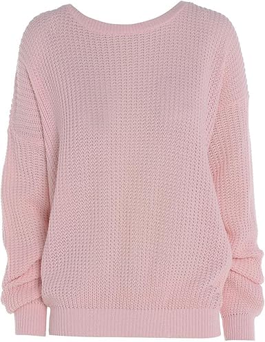 womens baby pink jumper