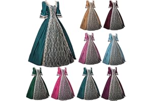 STYESH 1800s Rococo Dresses for Women Renaissance Dress Victorian Ball Gowns Costumes Medieval Vintage Tea Party Prom Dress