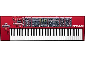 Nord USA, 61-Key Wave 2 4-Part Performance Synthesizer, with Virtual Analog Synthesis, Samples, FM and Wavetable