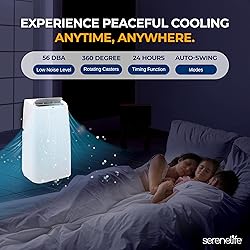 SereneLife SLPAC12.5 SLPAC 3-in-1 Portable Air