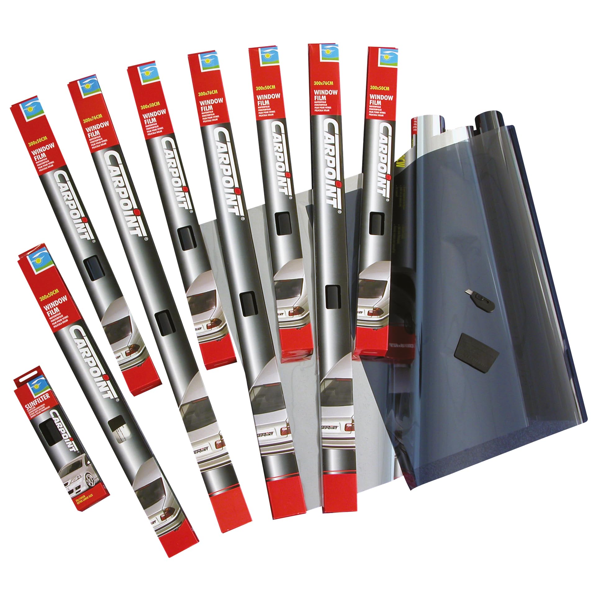 Carpoint 2660040 Window Foil 300 x 50 cm Black 3%