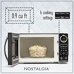 Nostalgia Modern Retro Countertop Microwave Oven