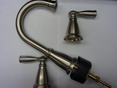 Banbury Two Handle Widespread High Arc Bathroom Faucet Touch On