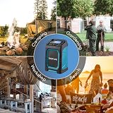 DigiFunk Site Radio DAB+ FM Bluetooth IP65 USB Rechargeable 5000mAh view 5