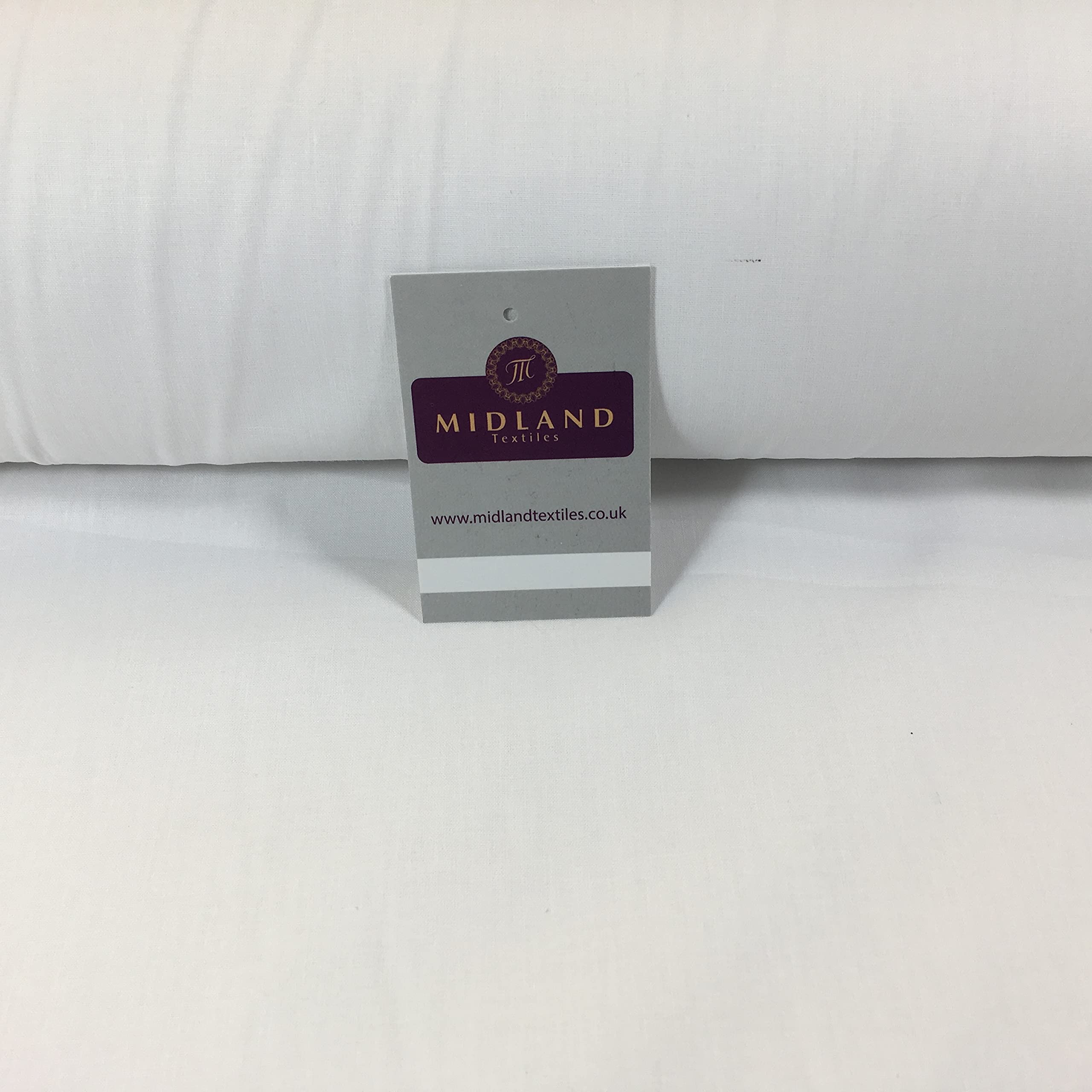 White Cotton Fabric by The Metre Plain 100% Cotton Fabric Ideal for Pillowcases Curtains, Bedding and Patchwork Weight 60 Inches Wide