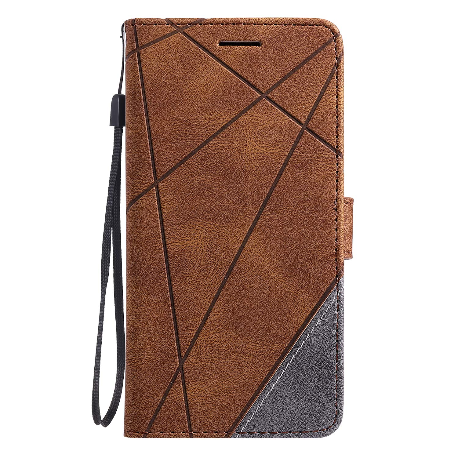 TIANCI Case for OnePlus 9 Pro, Wallet Case [Skin-friendly PU leather] [Card Slots] [Photo frame] [Kickstand] [Magnetic Closure] Flip Cover for OnePlus 9 Pro-Brown