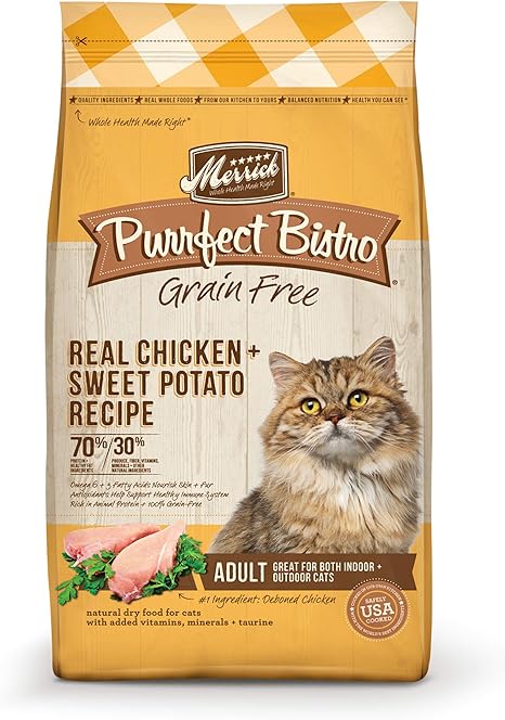 Amazon Com Merrick Purrfect Bistro Grain Free Healthy Adult Chicken Recipe 4 0 Lb Bag Pet Supplies Amazon Com Merrick Purrfect Bistro Grain Free Healthy Adult Chicken Recipe 4 0 Lb Bag Pet Supplies