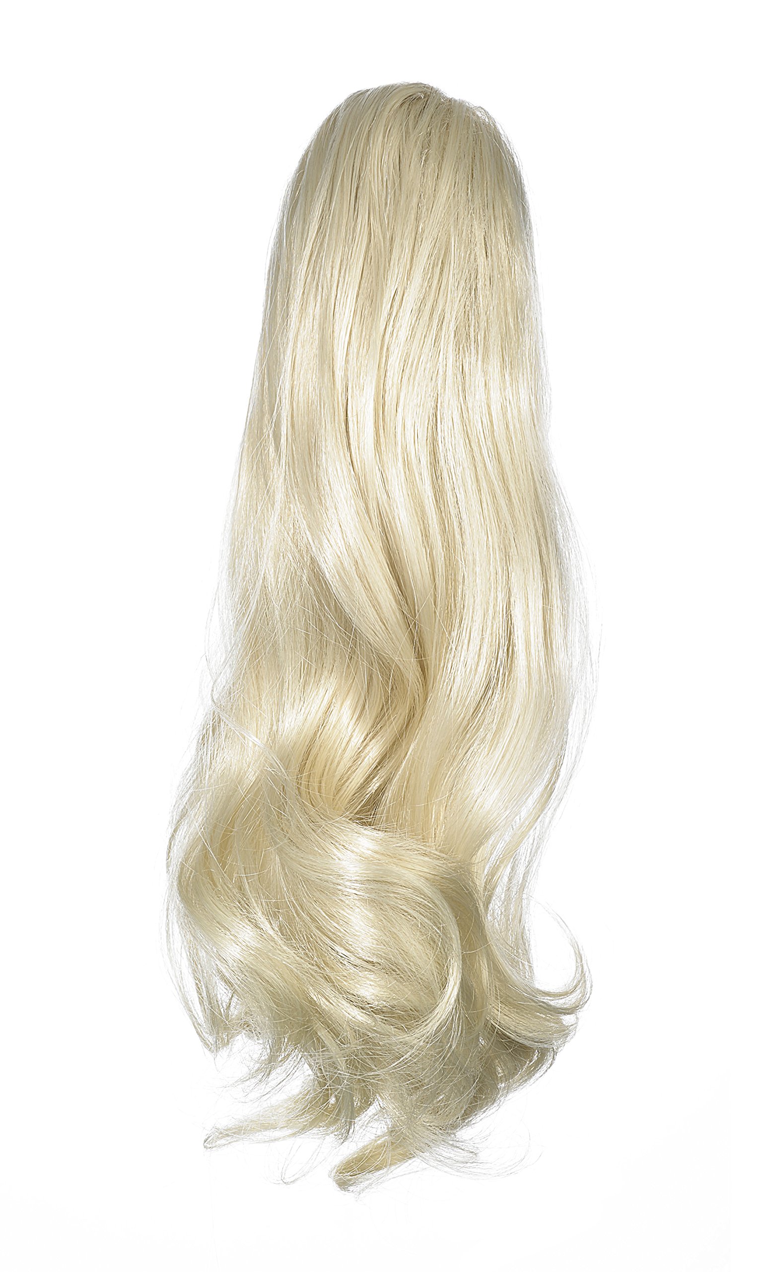 Love Hair Extensions Victorian Crocodile Clip Ponytail. Colour 60 - Pure Blonde
