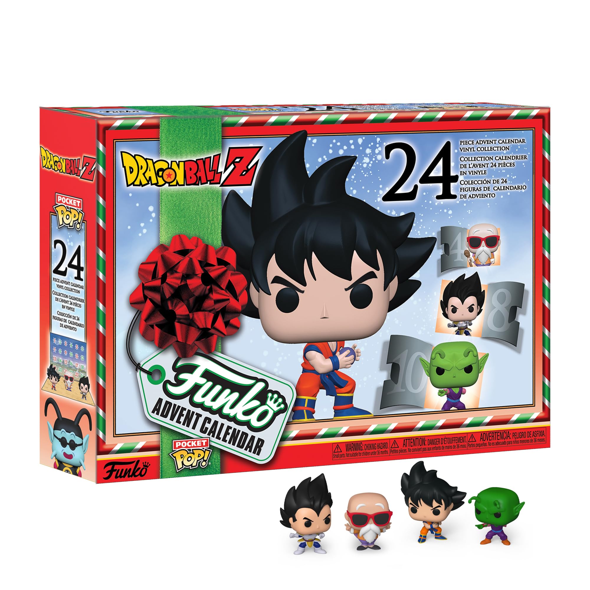 Funko Advent Calendar: Dragon Ball Z - Goku - 24 Days Of Surprise - Collectable Vinyl Mini Figures - Mystery Box - Gift Idea - Holiday Xmas for Girls, Boys & Kids - Christmas Countdown