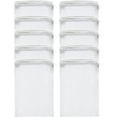 LLTGMV 10 Pcs Aquarium Filter Media Bags - Reusable Mesh Bags (6" x 4") for Fish Tank Filters