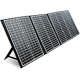 PAXCESS 120W Portable Solar Panel with USB QC 3.0, Typc C Output, Off Grid Emergency Power Supply for RV Camping Travel Outdo