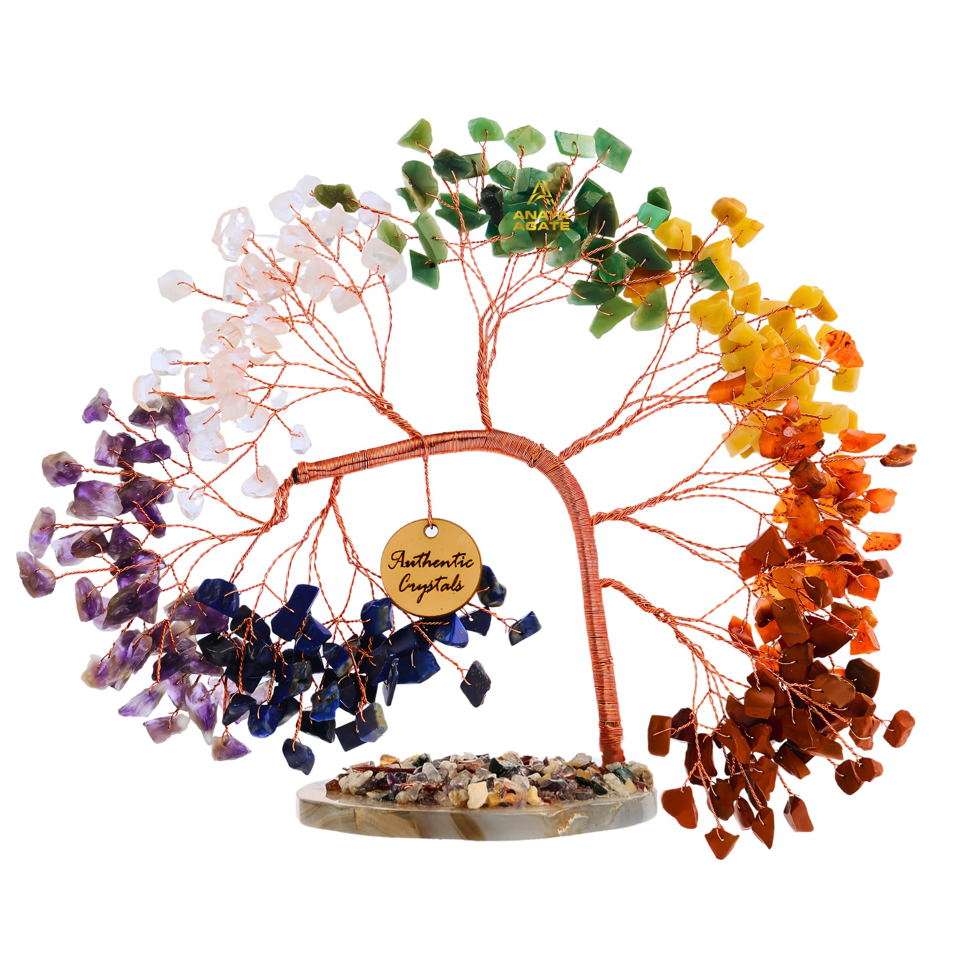 7 Chakra Crystal Tree of Life for Positive Energy