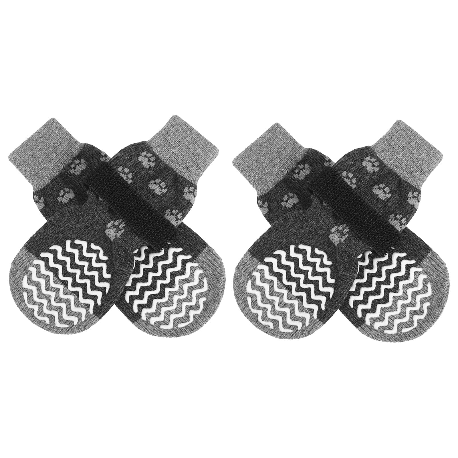 Photo 1 of EXPAWLORER Anti Slip Dog Socks to Prevent Licking Paws, Dog Shoes for Hot Pavement, Dog Booties for Small Medium Large Senior Dogs, Traction Control Dog Boots & Paw Protectors for Hardwood Floors