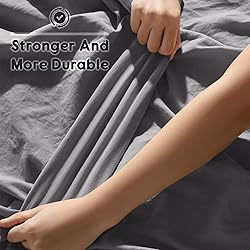 Shilucheng 100% French Linen Sheets - Full Size Bed