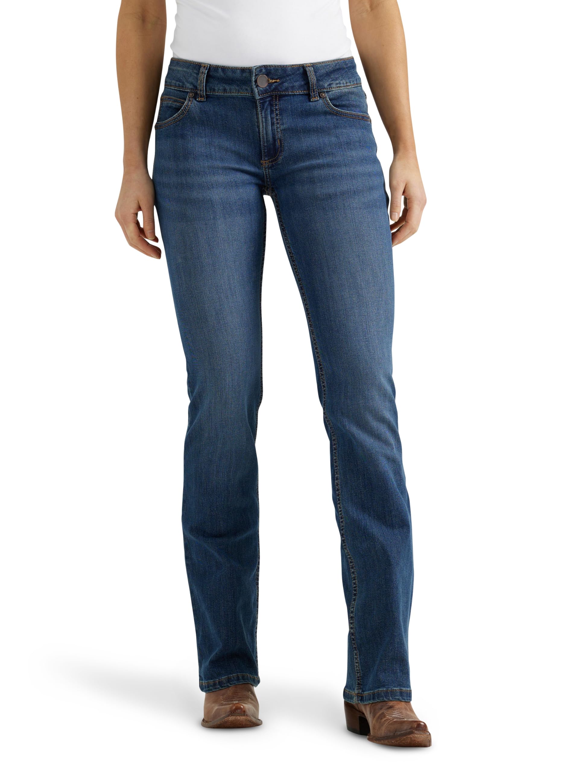 Wrangler Western Mid Rise Stretch Boot Cut Jean, Kora, 9/1