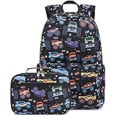 CAMTOP Backpack for Kids, Boys Girls Preschool Backpacks with Lunch Box Toddler Kindergarten School Bookbag Set