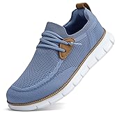 Men's Walking Boat Shoes Slip On Casual Loafers Non Slip Comfortable Lightweight Work Driving Shoes