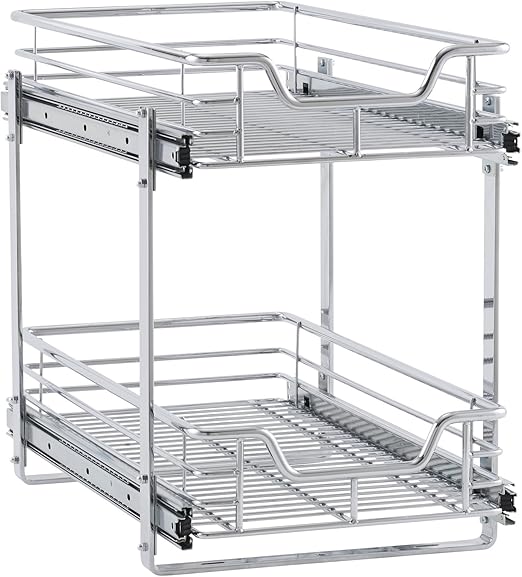 Amazon Com Household Essentials C21221 1 Glidez 2 Tier Sliding