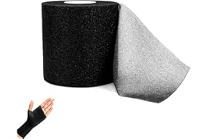 CUTILAND 30 Yards Pre Wrap,Black Prewrap,Prewrap Athletic Tape,Pre Wrap Athletic,Pre Wrap for Hair Soccer,Prewrap Athletic Tape for Hair,Athletic Wrap,Pre Wrap Tape,Foam Wrap,Athletic Prewrap,Soccer Pre Wrap