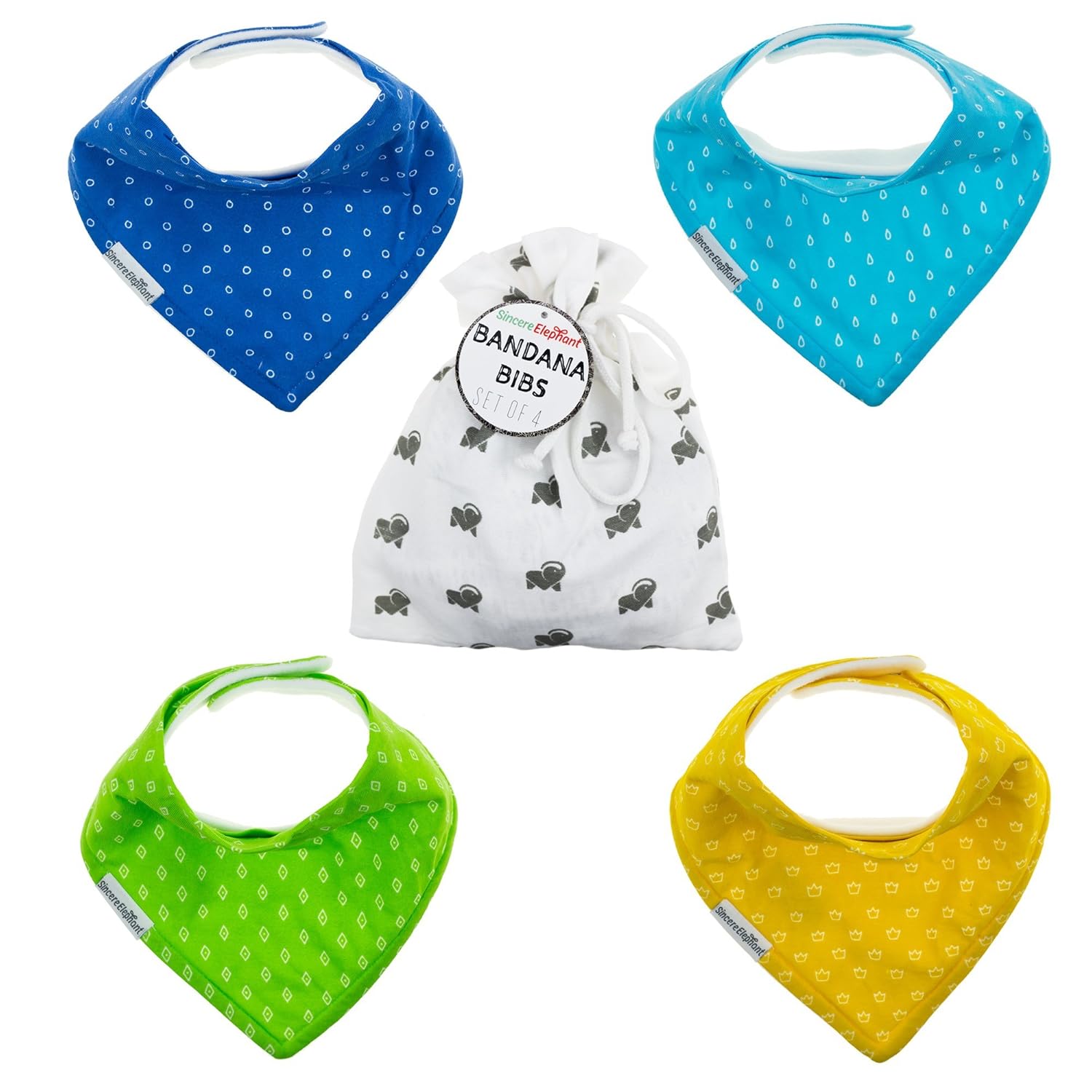 elephant baby bibs
