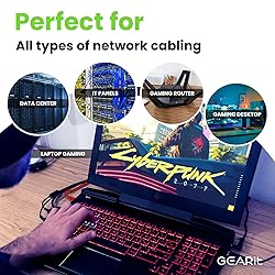 GearIT Cat 6 Ethernet Cable (10-Pack 5 Feet) Cat6