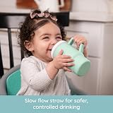 Infantino My 1st Tumbler 9 oz Mint Leak-Resistant Straw Handle Baby Tumbler view 7