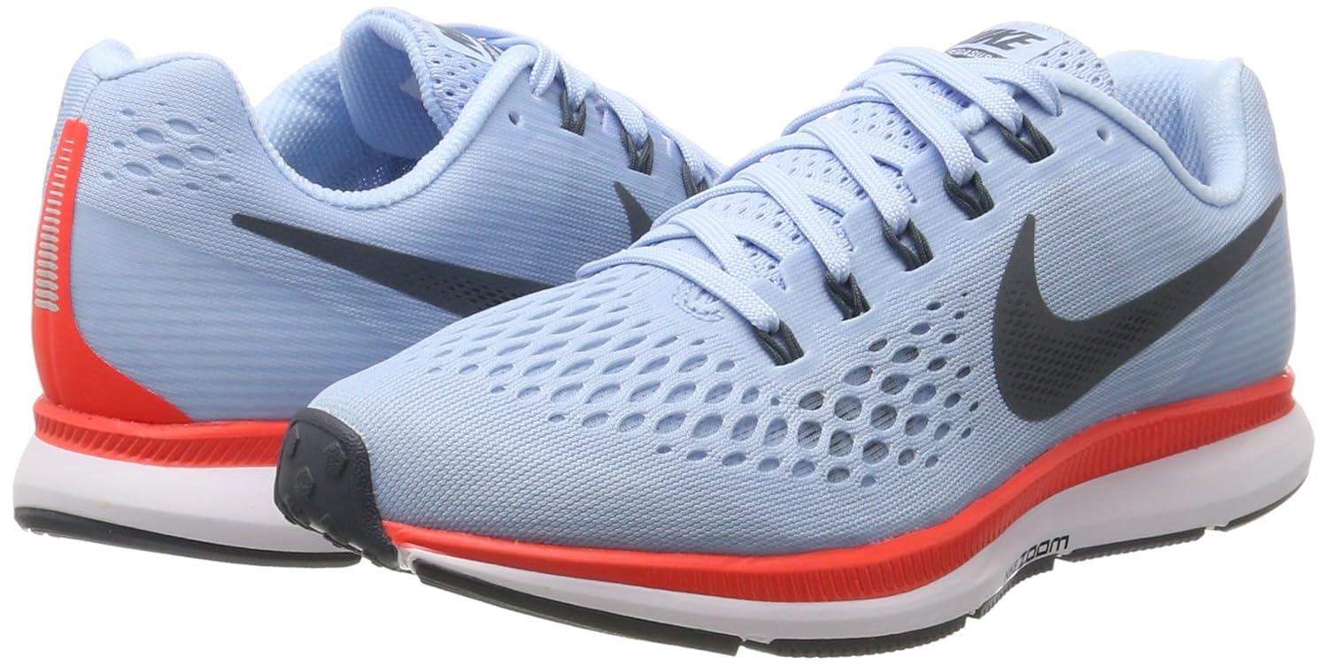 Nike WMNS Air Zoom Pegasus 34 880560-404 Ice Blue/Crimson Womens Running Shoes Running Sports 