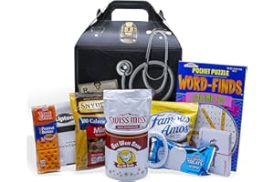 NIKKI'S GIFT BASKETS Get Well Soon Care Package Gift - In Unique Doctor Box