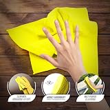 TDBS Microfiber Cleaning Cloth Large 40x40cm Yellow 10 Pack view 2