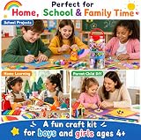 FunzBo Arts and Crafts Kit for Kids Toddlers 4 5 6 7 8 9 All-in-One view 4