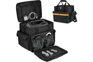 LEFOR·Z Carrying Case Compatible with Jackery Explorer 2000 v2/1500/1000 Plus/ECOFLOW Delta 2/BLUETTI AC180,Portable Power Station Travel Bag for Charging Cable and Accessories(Bag Only)